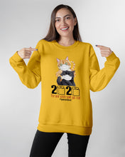 Load image into Gallery viewer, 2020 The Year When Shit Got Real Trending For Cat Lovers Sweatshirt
