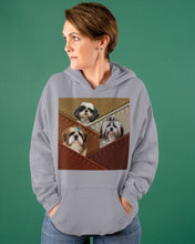 Load image into Gallery viewer, Three Cute Shih Tzu In Bag Gift For Dog Lovers Hoodie
