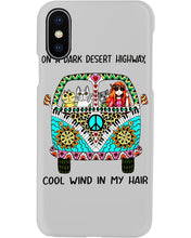 Load image into Gallery viewer, Cats Lovers Gifts - On A Dark Desert Highway Cool Wind In My Hair Phone case
