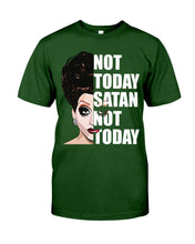 Load image into Gallery viewer, Not Today Satan Not Today Gift For Women Guys Tee

