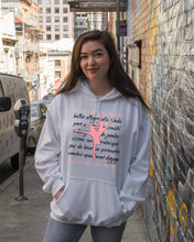 Load image into Gallery viewer, Ballet Words Pink Pattern Gift For Ballet Dancer Hoodie
