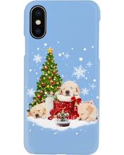 Load image into Gallery viewer, Funny Golden Retrievers Sleep In Red Boots Gift For Dog Lovers Phone case

