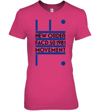 Load image into Gallery viewer, New Order Facd 501981 Movement Simple Unique Custom Design Ladies Tee
