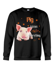 Load image into Gallery viewer, Pig Kisses Fix Everything Gift For Pig Lovers Sweatshirt
