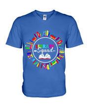 Load image into Gallery viewer, Librarian Library Squad Special Custom Design For Book Lovers Guys V-Neck
