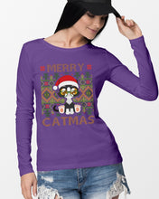 Load image into Gallery viewer, Merry Catmas Cute Funny Gifts Unisex Long Sleeve

