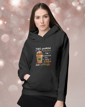 Load image into Gallery viewer, The Quarantine Time With Yarn And Coffee Gift For Women Hoodie
