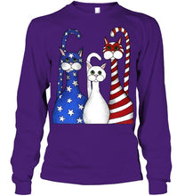 Load image into Gallery viewer, Cat Happy America  Independence's Day Special Custom Design Unisex Long Sleeve
