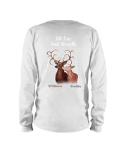 Load image into Gallery viewer, Custom Name Deers Gift For Boyfriend Till Our Last Breath Unisex Long Sleeve
