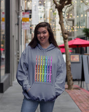 Load image into Gallery viewer, Seven Flute Rainbow Design Gift For Flute Lovers Hoodie
