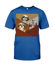 Load image into Gallery viewer, Three Cute Shih Tzu In Bag Gift For Dog Lovers Guys Tee
