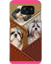 Load image into Gallery viewer, Three Cute Shih Tzu In Bag Gift For Dog Lovers Phone case
