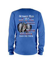 Load image into Gallery viewer, October Man Son Of God Birthday Meaningful Gift For Men Unisex Long Sleeve
