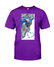 Load image into Gallery viewer, Magical Gray Couple African Parrot Gift For Bird Lovers Guys Tee

