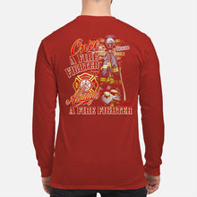 Load image into Gallery viewer, Once A Firefighter   Always A Firefighter   Special Custom Design Unisex Long Sleeve
