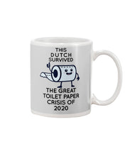 Load image into Gallery viewer, Dutch Survived The Great Toilet Paper Crisis Of 2020 For Personalized Nation Gift Mug
