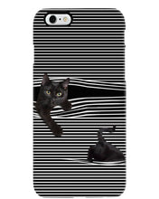 Load image into Gallery viewer, Cats In Your Horizontal Stripes Pocket Trending Gift For Cats Lovers Phone case
