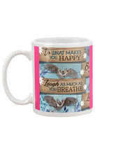 Load image into Gallery viewer, Do What Makes You Happy With Bats Gift For Girls Mug
