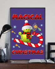 Load image into Gallery viewer, Tennis Players Magical Christmas Snowman Gift For Women Vertical Poster
