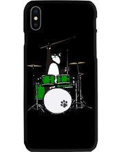 Load image into Gallery viewer, Funny Cat Playing Drums Great Gift For Cat Lovers Phone case
