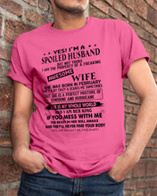 Load image into Gallery viewer, I'm A Spolied Husband But Not Yours  - Awesome Wife Was Born In February Guys Tee
