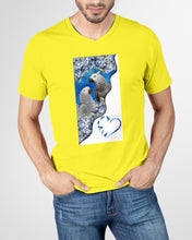 Load image into Gallery viewer, Magical Gray Couple African Parrot Gift For Bird Lovers Guys V-Neck
