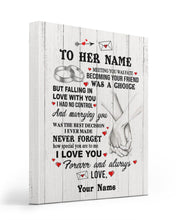 Load image into Gallery viewer, How Special You Are To Me Custom Name Gift For Girlfriend Matte Canvas
