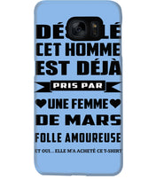 Load image into Gallery viewer, Désolé Cet Homme Est Déjà Pris Par Une Femme De Mars Birthday Gift Phone case
