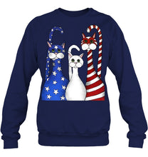 Load image into Gallery viewer, Cat Happy America  Independence's Day Special Custom Design Sweatshirt
