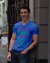 Load image into Gallery viewer, I Can't Fix Stupid But I An Sadate It Gift For Girls Guys V-Neck
