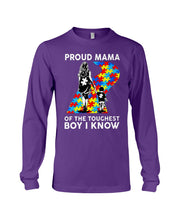 Load image into Gallery viewer, Proud Mama Of The Touchest Boy I Know Autism's Day Gift Unisex Long Sleeve
