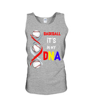Load image into Gallery viewer, Baseball Be My DNA Gift For Sport Lovers Unisex Tank Top
