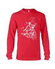 Load image into Gallery viewer, You're Not Alone Motorcycle Axe Gift For Men Unisex Long Sleeve
