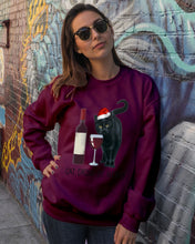 Load image into Gallery viewer, Cat Drink And Be Merry Meaningful Gift For Women Sweatshirt
