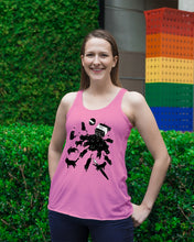 Load image into Gallery viewer, Cats Ink Funny Design Gift For Cats Lovers Ladies Flowy Tank
