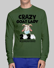 Load image into Gallery viewer, Crazy Goat Lady 2020 Quarantined Gift For Goat Lovers Unisex Long Sleeve

