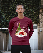 Load image into Gallery viewer, Funny Golden Retrievers Sleep In Red Boots Gift For Dog Lovers Sweatshirt
