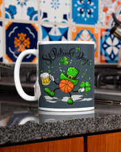 Load image into Gallery viewer, Basketball Saint Patrick's Day Gift For Basketball Lovers Mug
