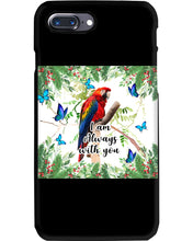 Load image into Gallery viewer, Scarlet Macaw With Butterflies I Am Always With You Gift For Lover Phone case
