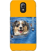Load image into Gallery viewer, Australian Shepherd In Denim Pocket Gift For Dog Lovers Phone case

