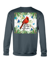Load image into Gallery viewer, Scarlet Macaw With Butterflies I Am Always With You Gift For Lover Sweatshirt
