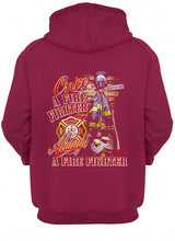 Load image into Gallery viewer, Once A Firefighter   Always A Firefighter   Special Custom Design Hoodie

