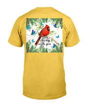 Load image into Gallery viewer, Scarlet Macaw With Butterflies I Am Always With You Gift For Lover Guys Tee
