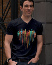 Load image into Gallery viewer, Heart Love Simple Special   Custom Design For Ballet Lovers Guys V-Neck
