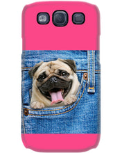 Load image into Gallery viewer, baby Pug In Denim Pocket Gift For Dog Lovers Phone case
