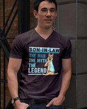 Load image into Gallery viewer, Gift For Son-In-Law The Man The Myth The Legend Trending Guys V-Neck
