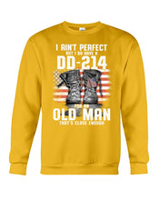 Load image into Gallery viewer, I Ain't Perfect But I Do Have A DD-214 For An Old Man Trending Sweatshirt
