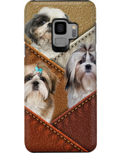 Load image into Gallery viewer, Three Cute Shih Tzu In Bag Gift For Dog Lovers Phone case

