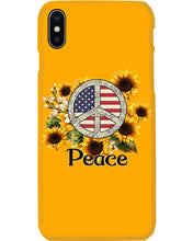 Load image into Gallery viewer, Peace Sign Sunflower Birthday Gift For Girls Phone case
