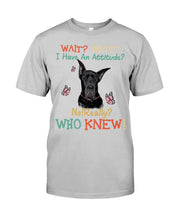 Load image into Gallery viewer, Black Great Dane Attitude Really Gift For Dog Lovers Guys Tee

